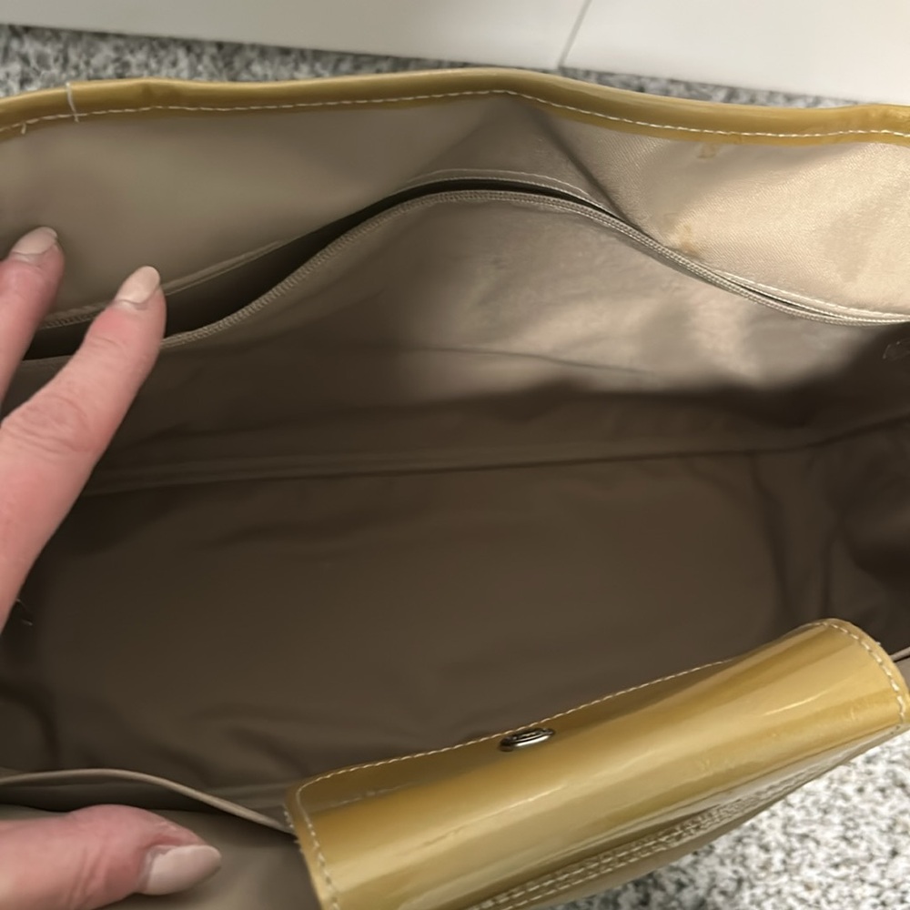 Longchamps Gold Handbag - Picture 10 of 16